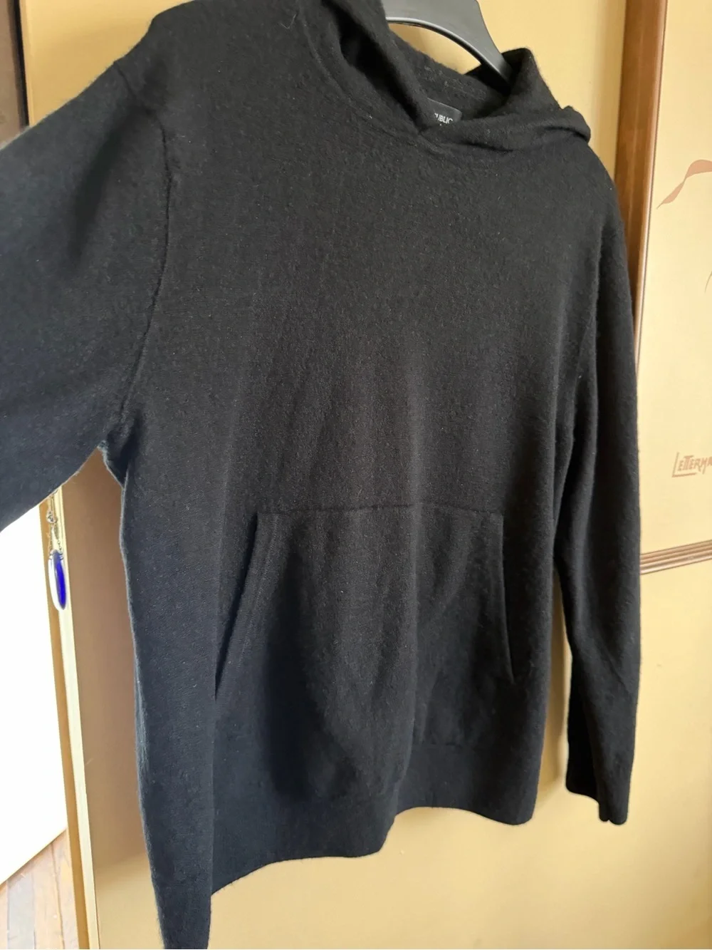 Banana Republic Cashmere Hoodie in black